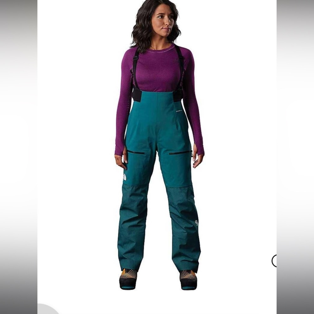 The North Face Womens Summit L5 FUTURELIGHT Bibs Stimson Pants Ponderosa Green